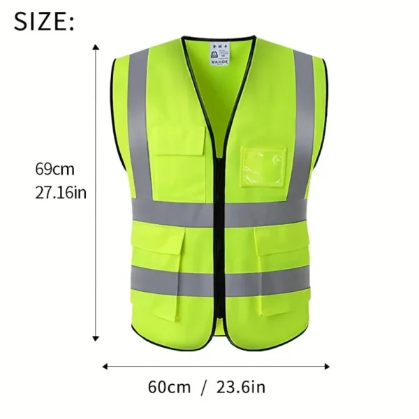 High-Visibility Reflective Safety Vest